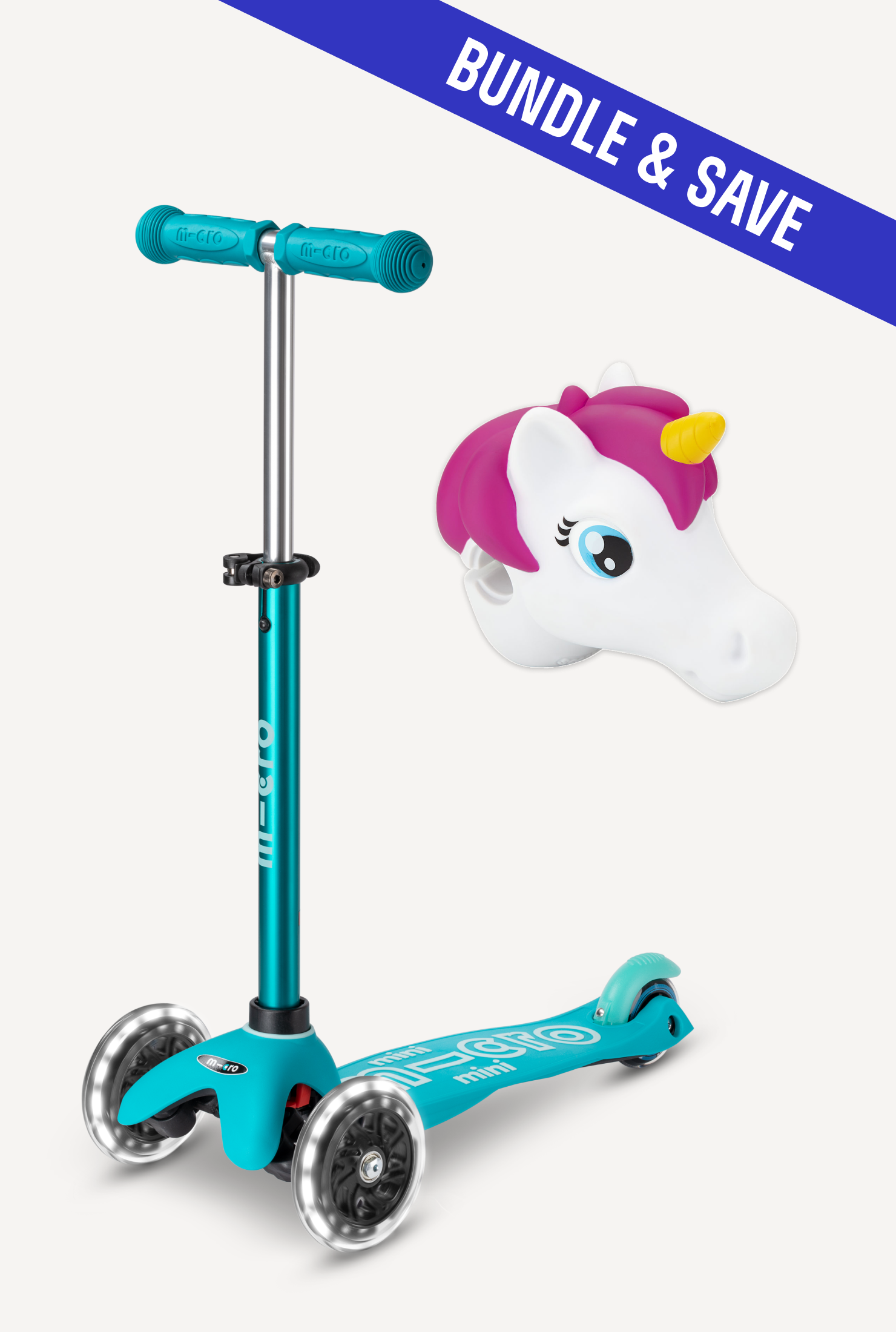 Mini LED Scooter + Scootaheadz
