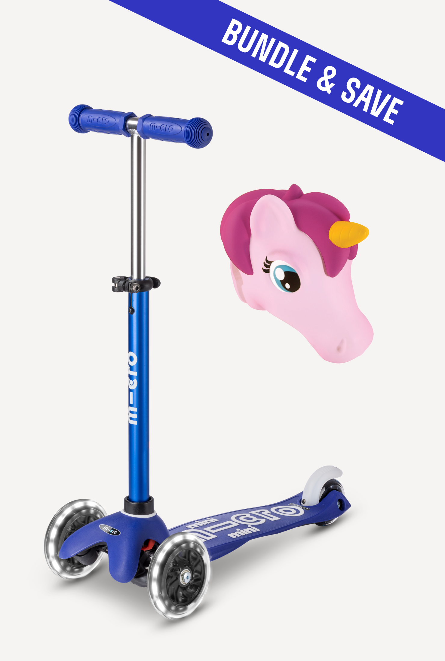 Mini LED Scooter + Scootaheadz
