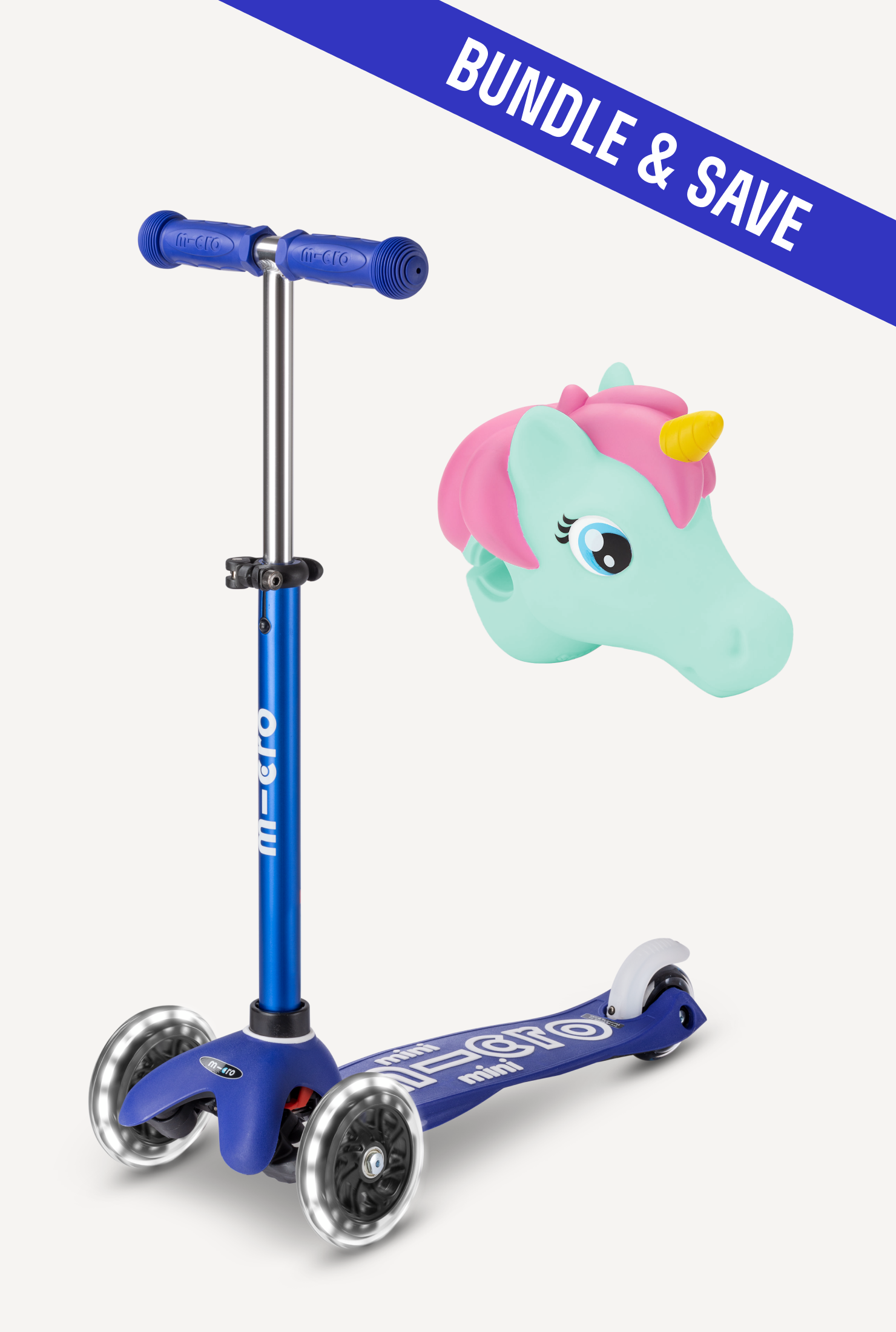 Mini LED Scooter + Scootaheadz