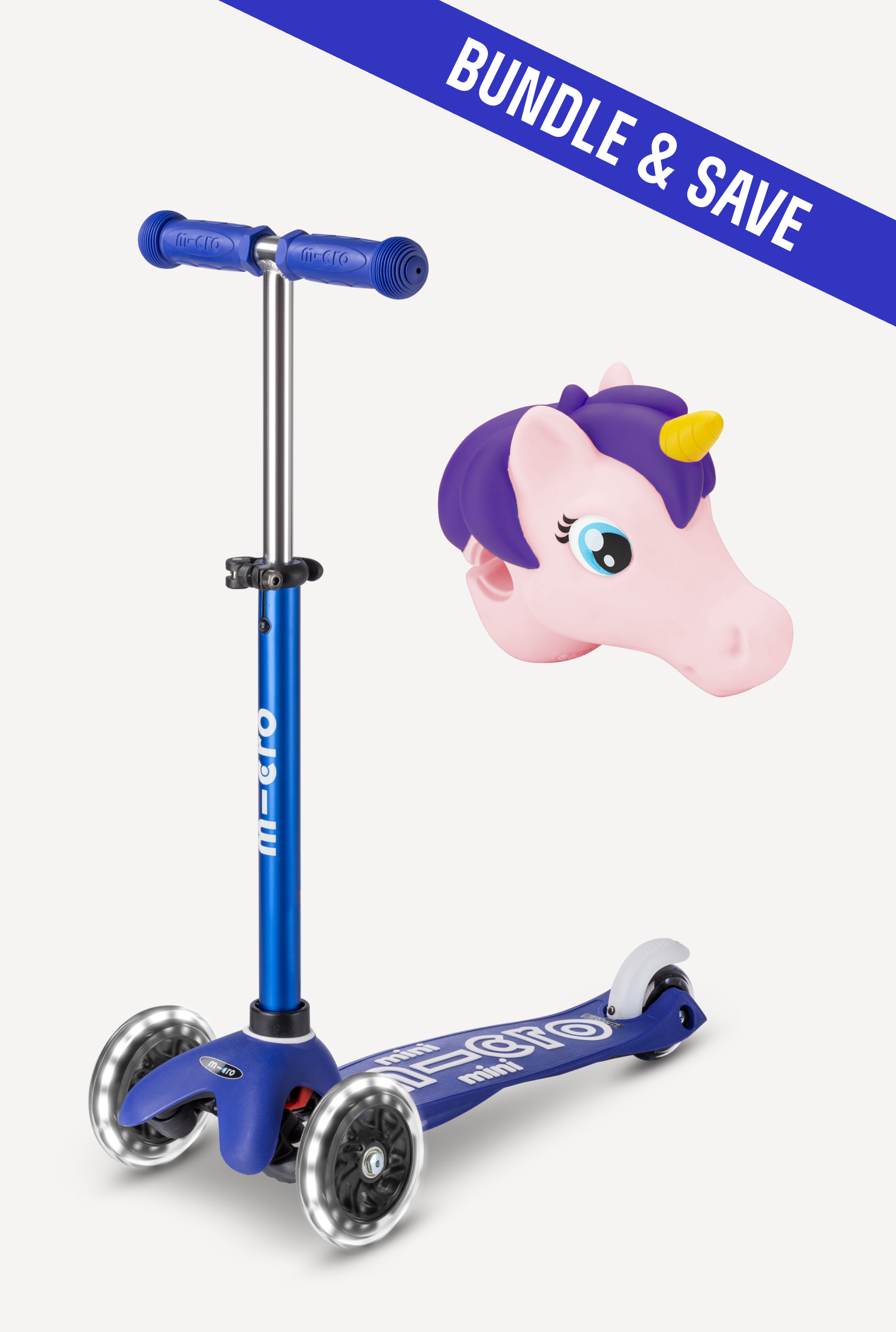 Mini LED Scooter + Scootaheadz