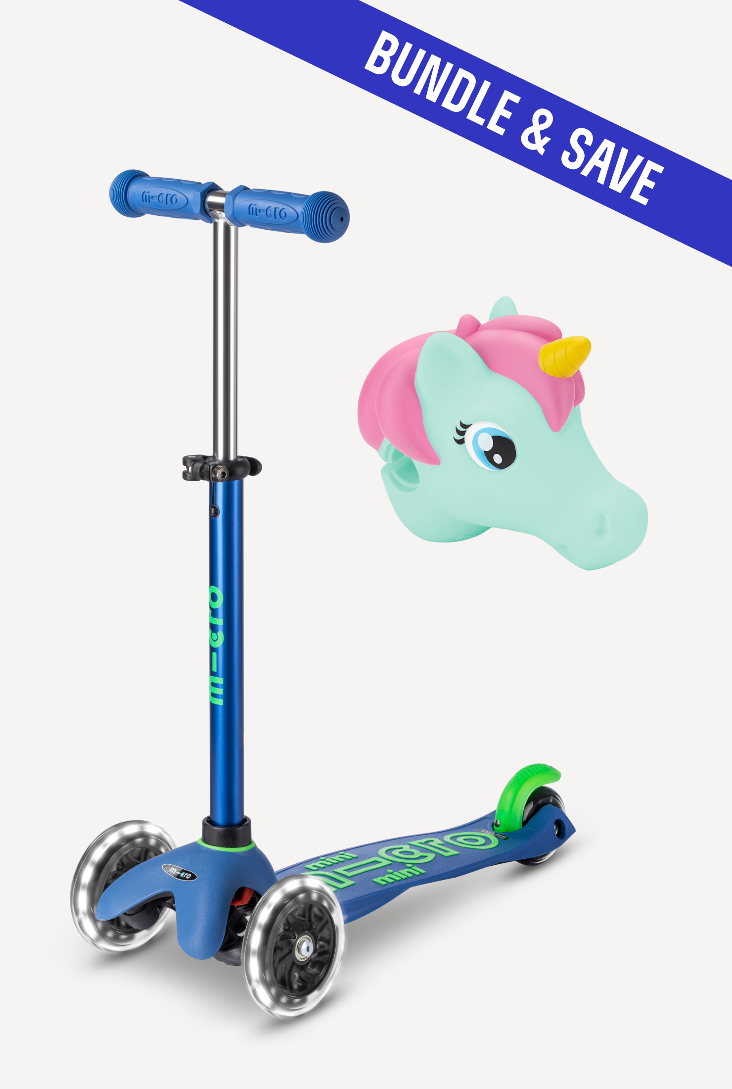 Mini LED Scooter + Scootaheadz