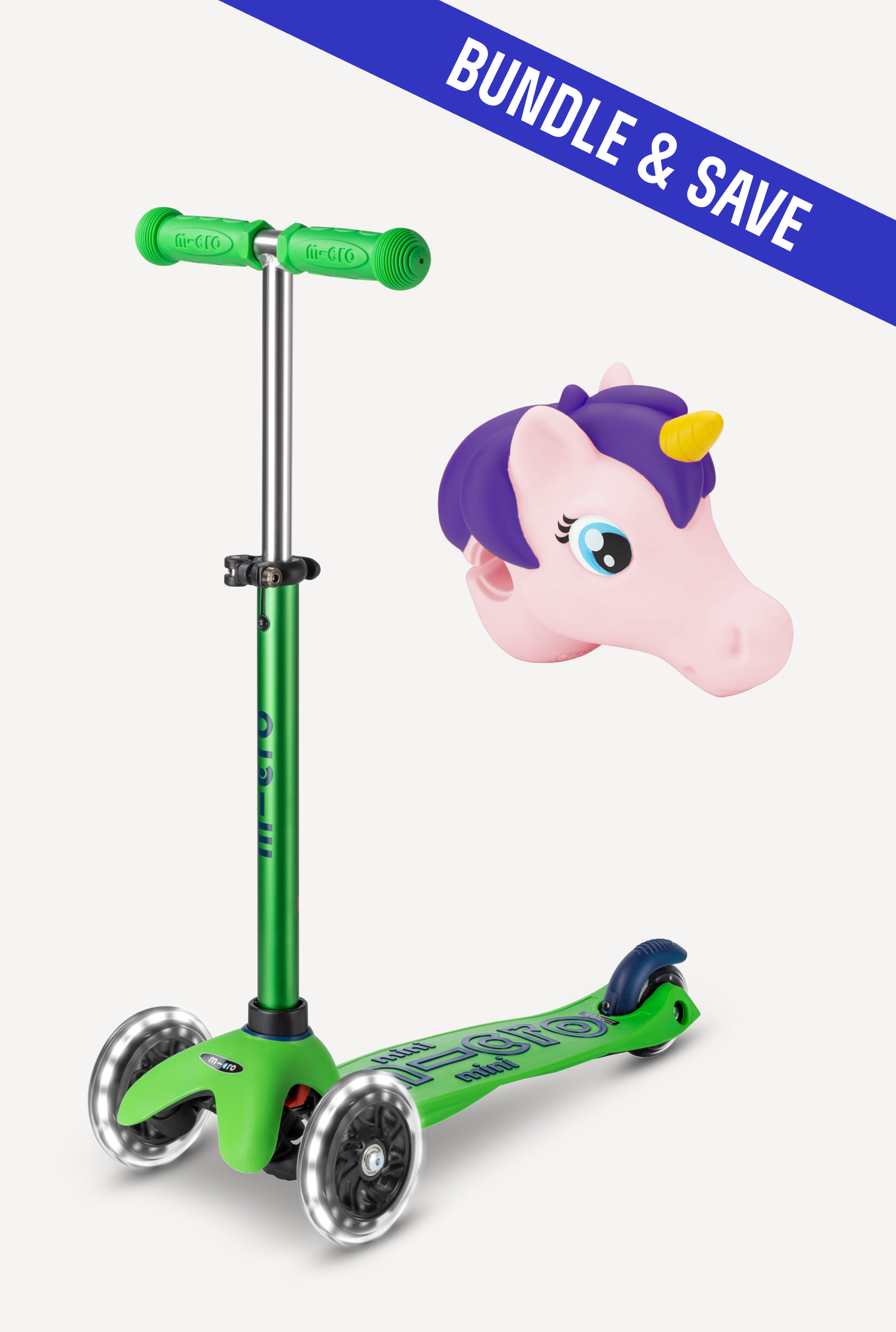 Mini LED Scooter + Scootaheadz