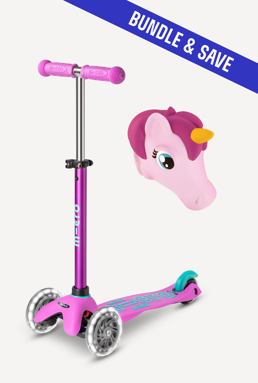 Mini LED Scooter + Scootaheadz