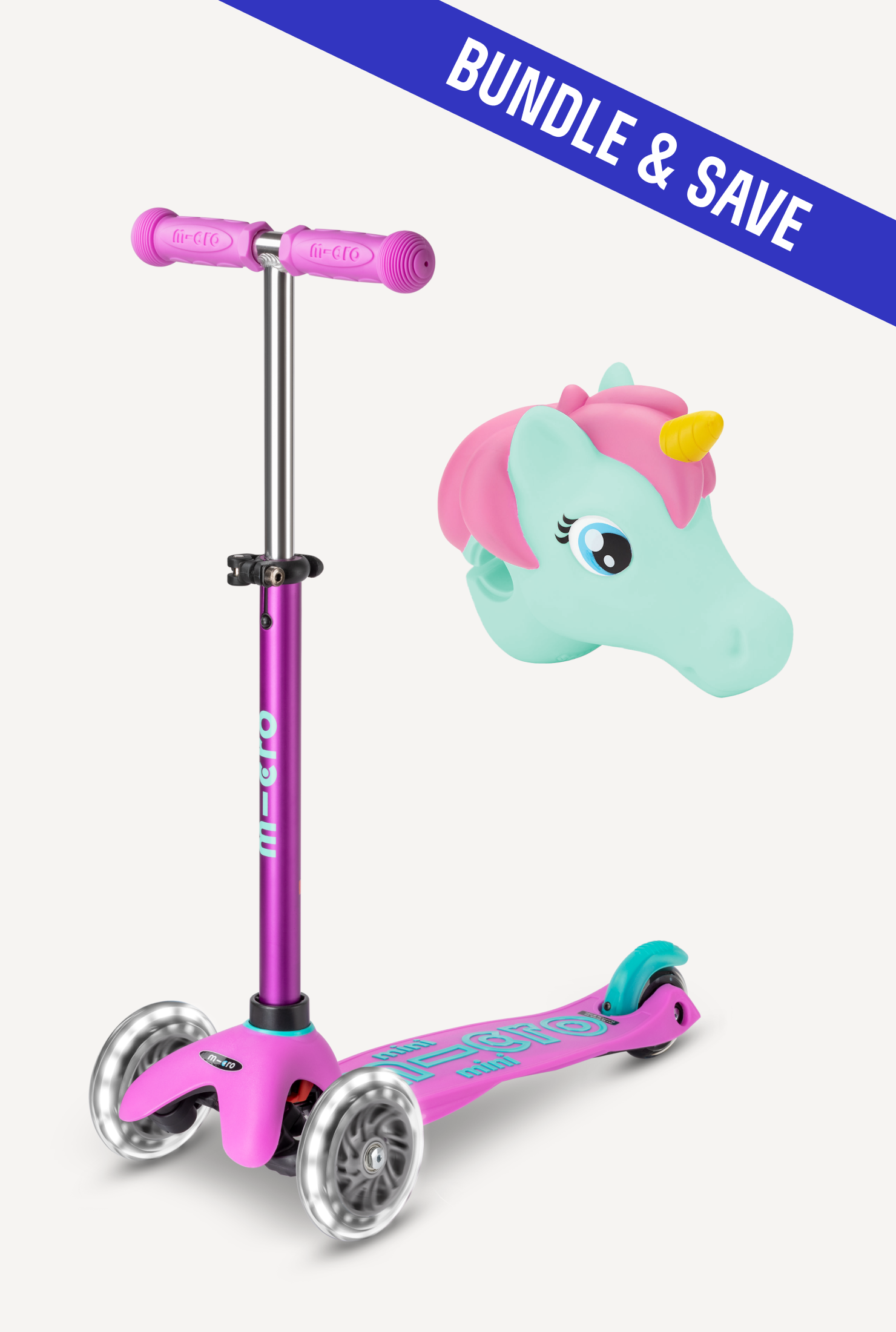 Mini LED Scooter + Scootaheadz