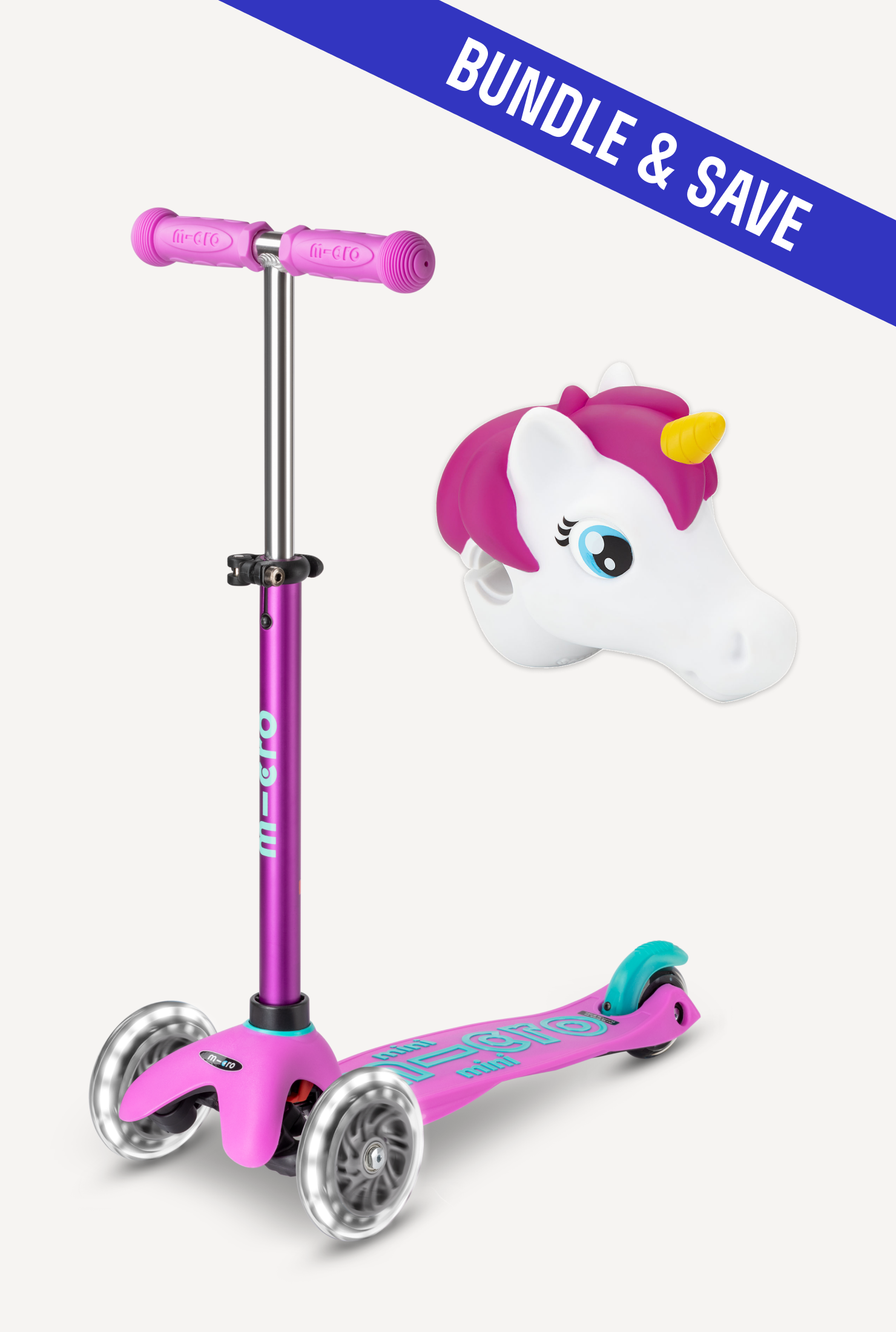 Mini LED Scooter + Scootaheadz