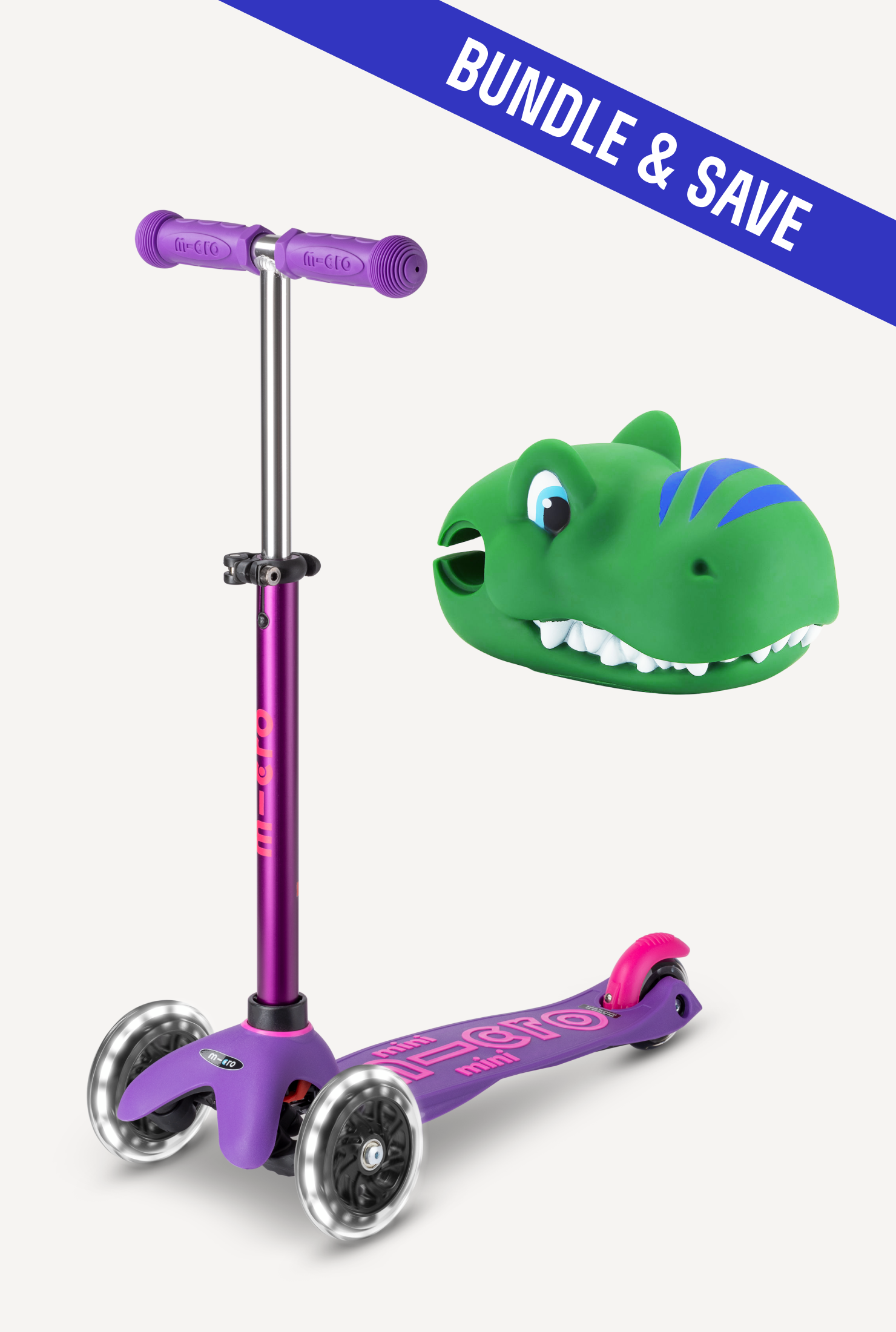 Mini LED Scooter + Scootaheadz