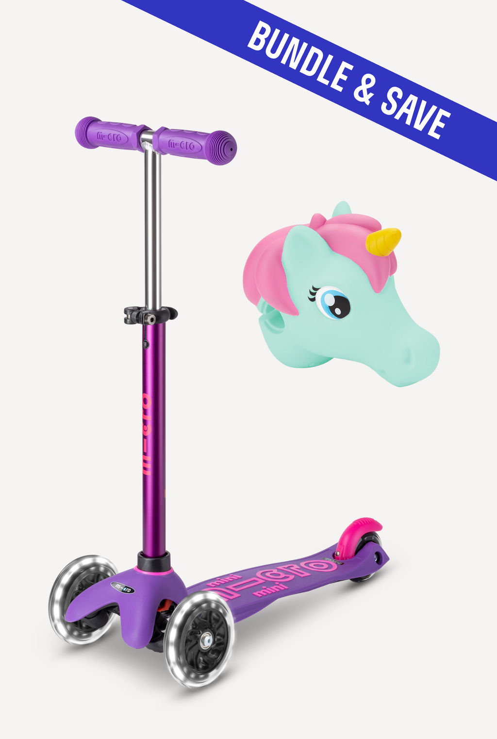 Mini LED Scooter + Scootaheadz