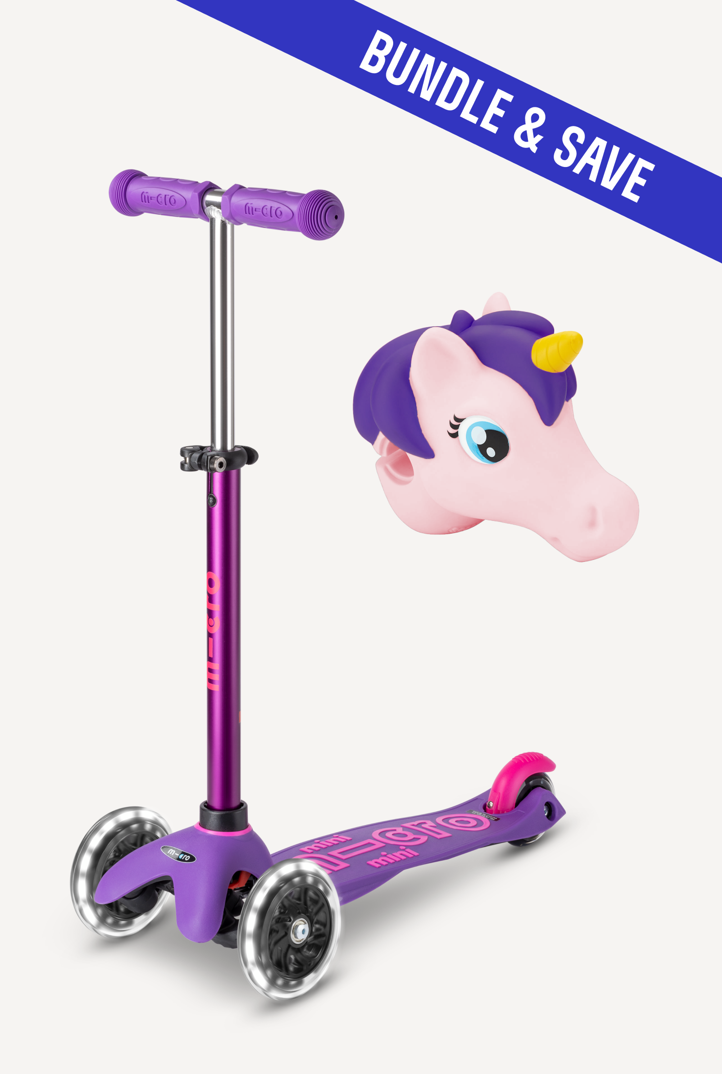 Mini LED Scooter + Scootaheadz