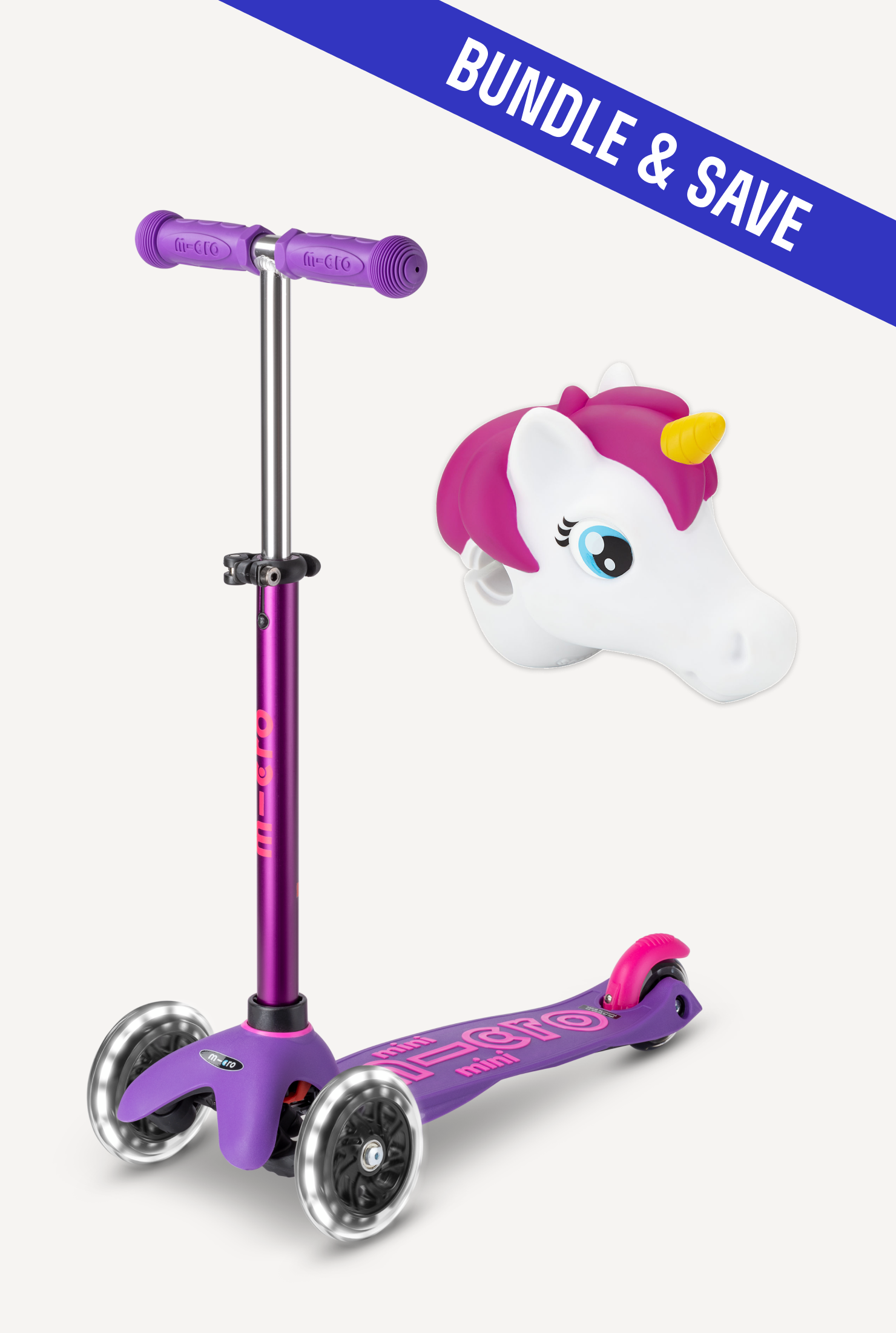 Mini LED Scooter + Scootaheadz