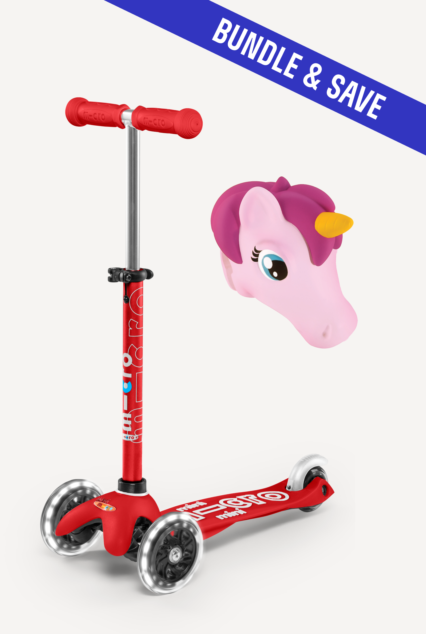 Mini LED Scooter + Scootaheadz