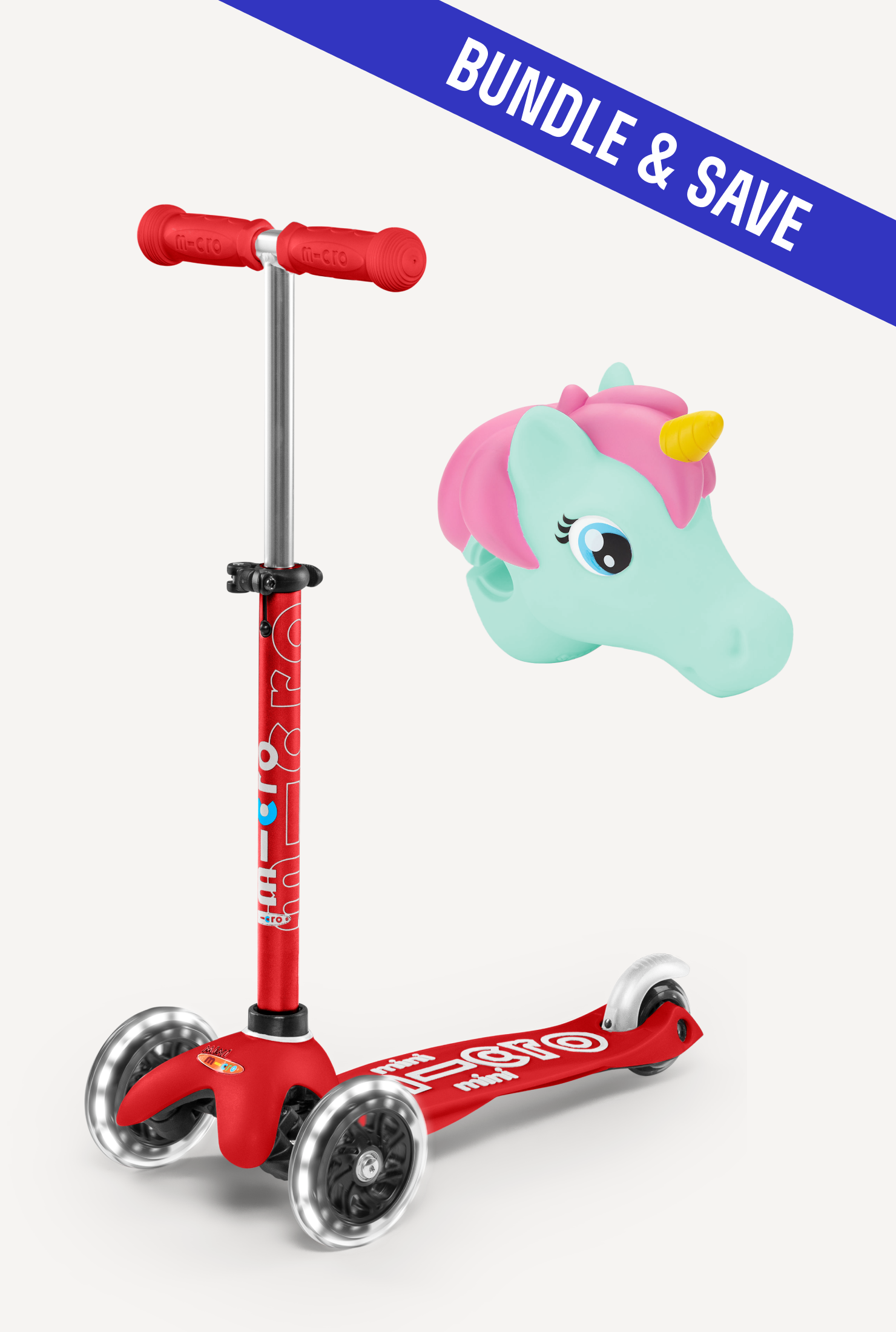 Mini LED Scooter + Scootaheadz