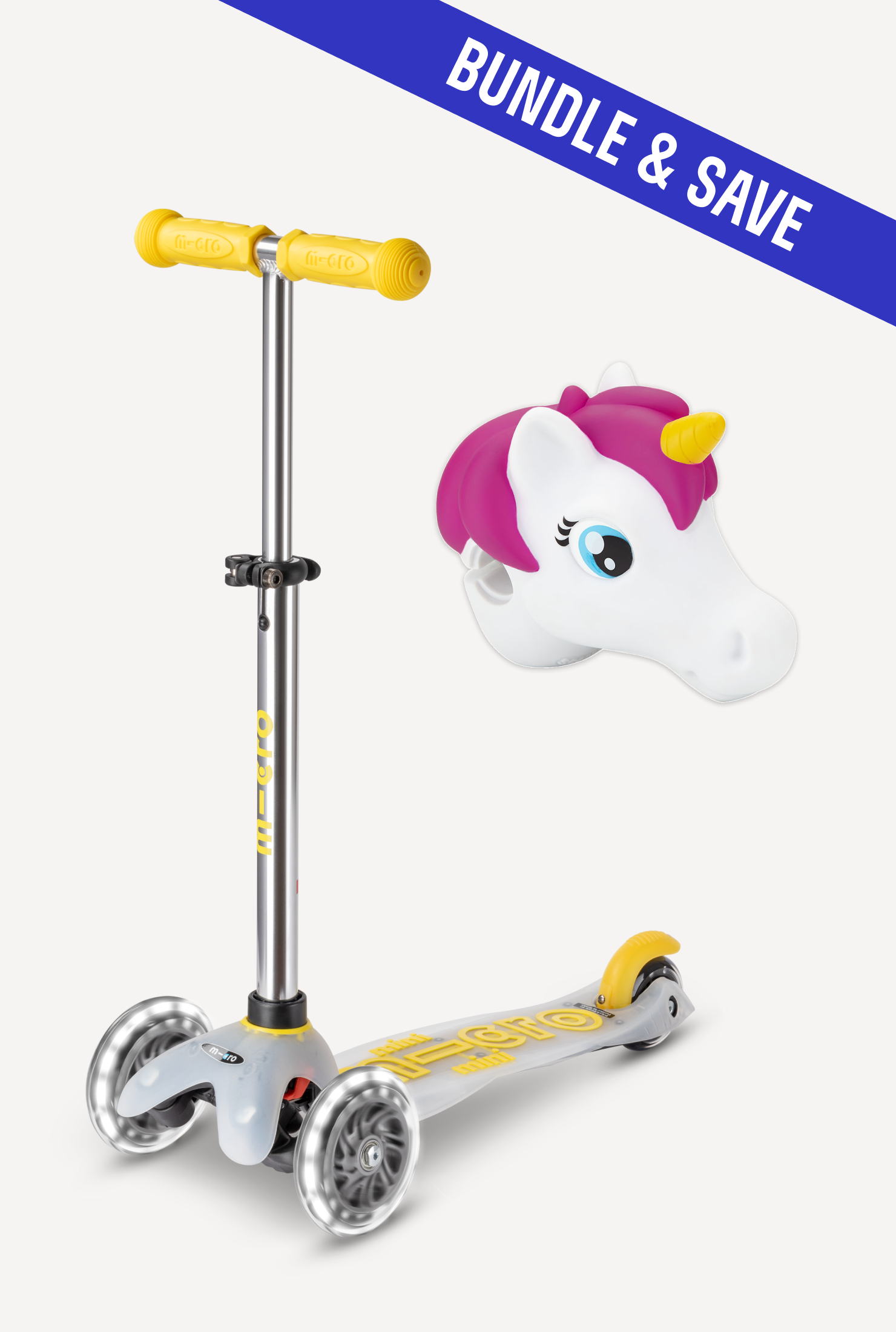 Mini LED Scooter + Scootaheadz