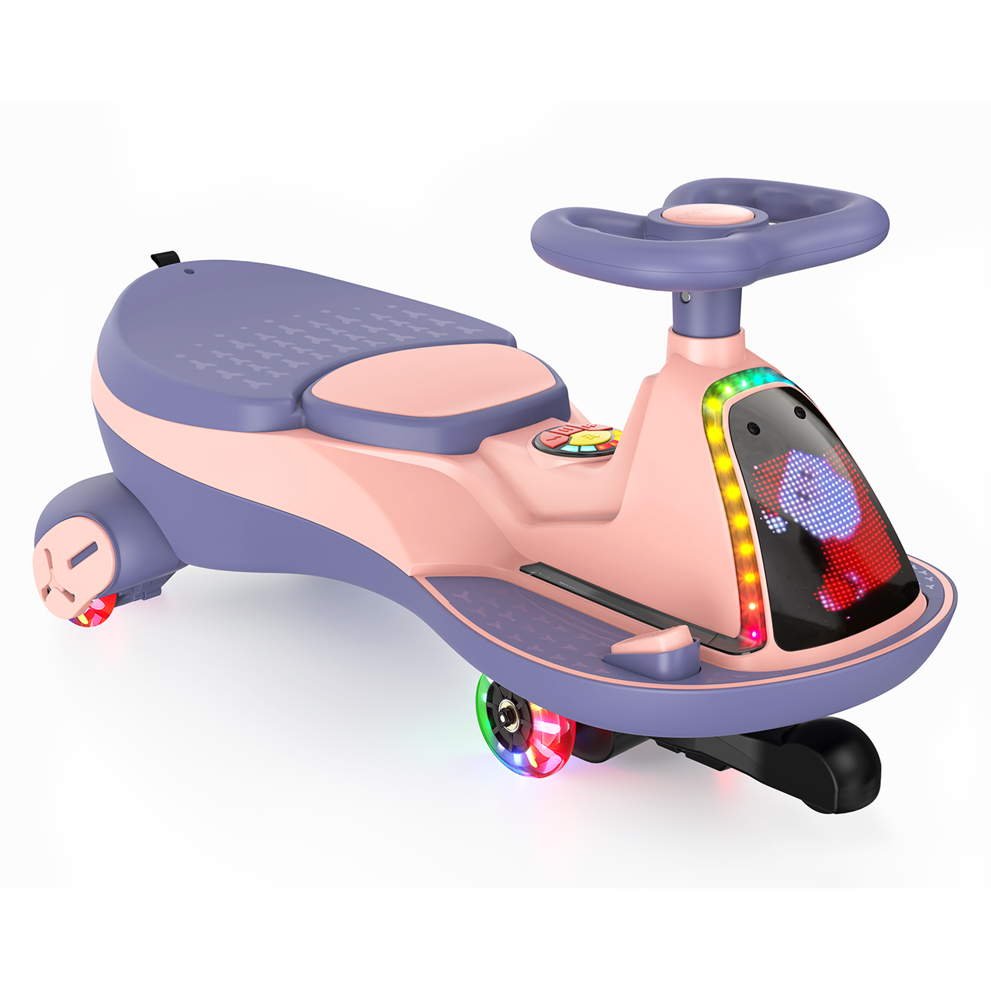 12V Electric Wiggle Car with LED Screen