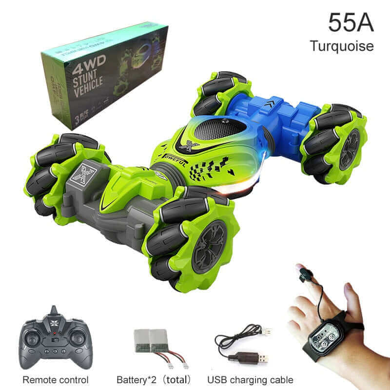 4WD Gesture Control RC Stunt Car with 360° Rotation