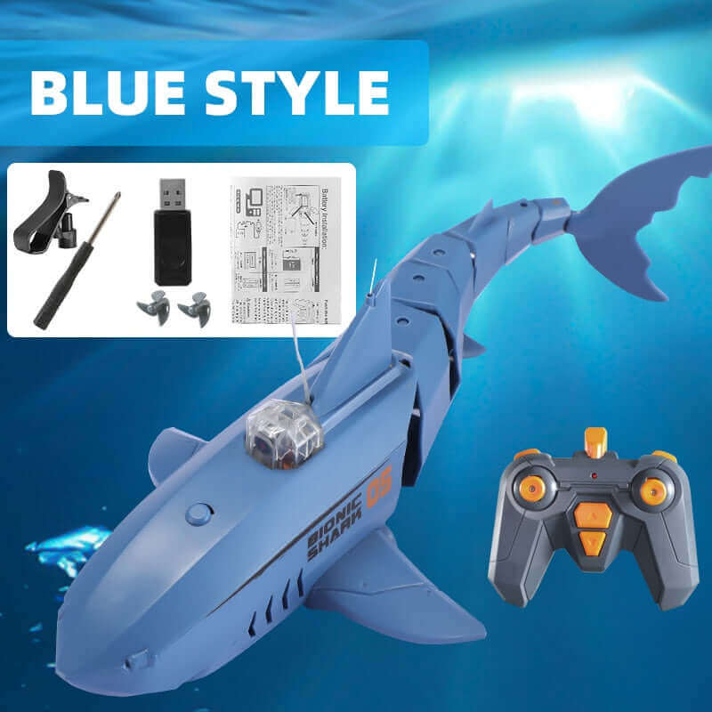 RC Shark Submarine Toy with Underwater Camera