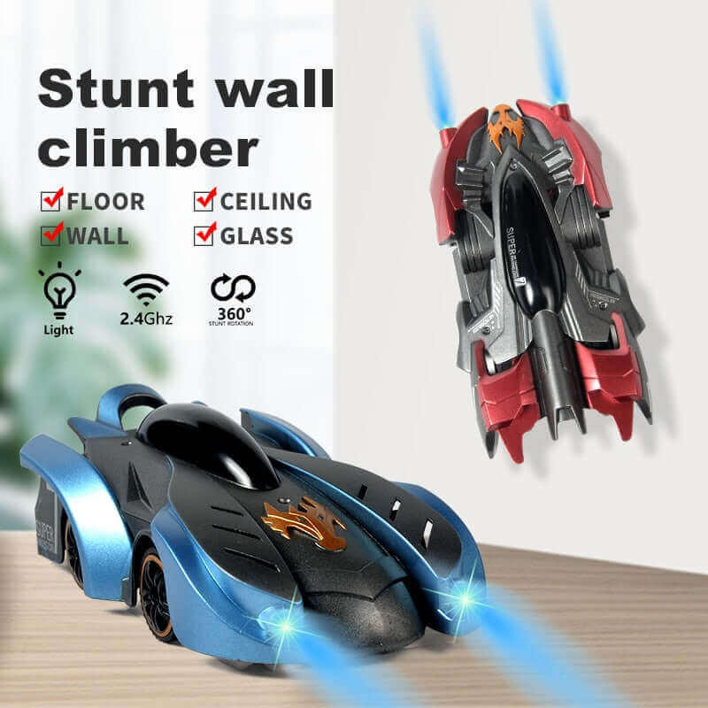 Anti-Gravity Wall Climbing RC Car with 360° Stunts