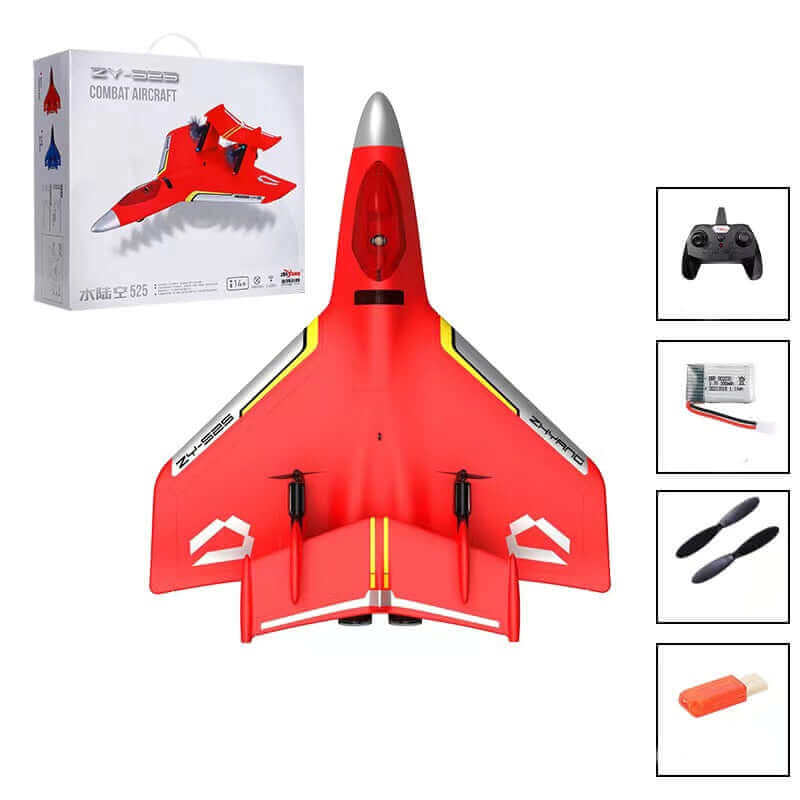 Kidstoylover 3-in-1 Sea Land Air RC Glider with Smart Balance