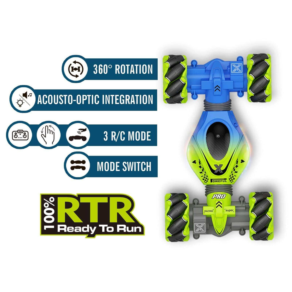 4WD Gesture Control RC Stunt Car with 360° Rotation