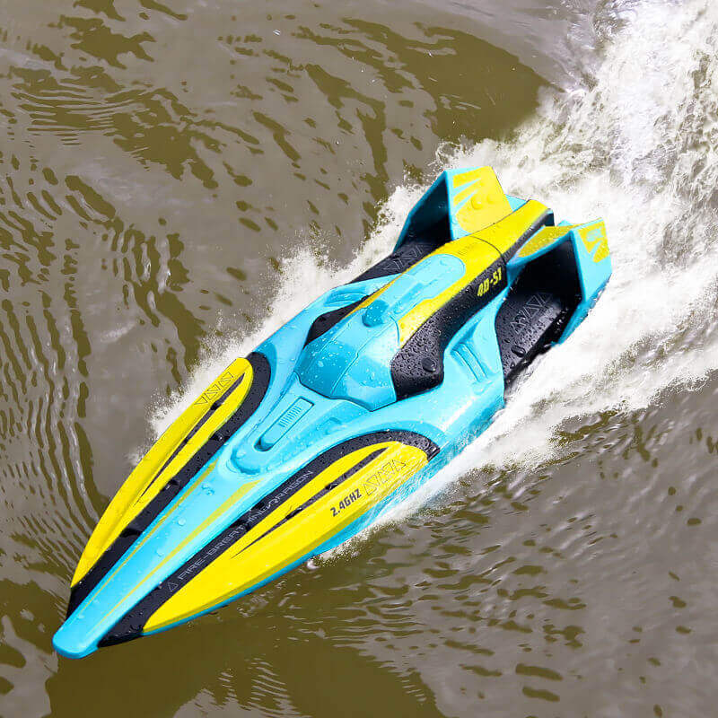 High-Speed RC Racing Boat 35km/h for Kids