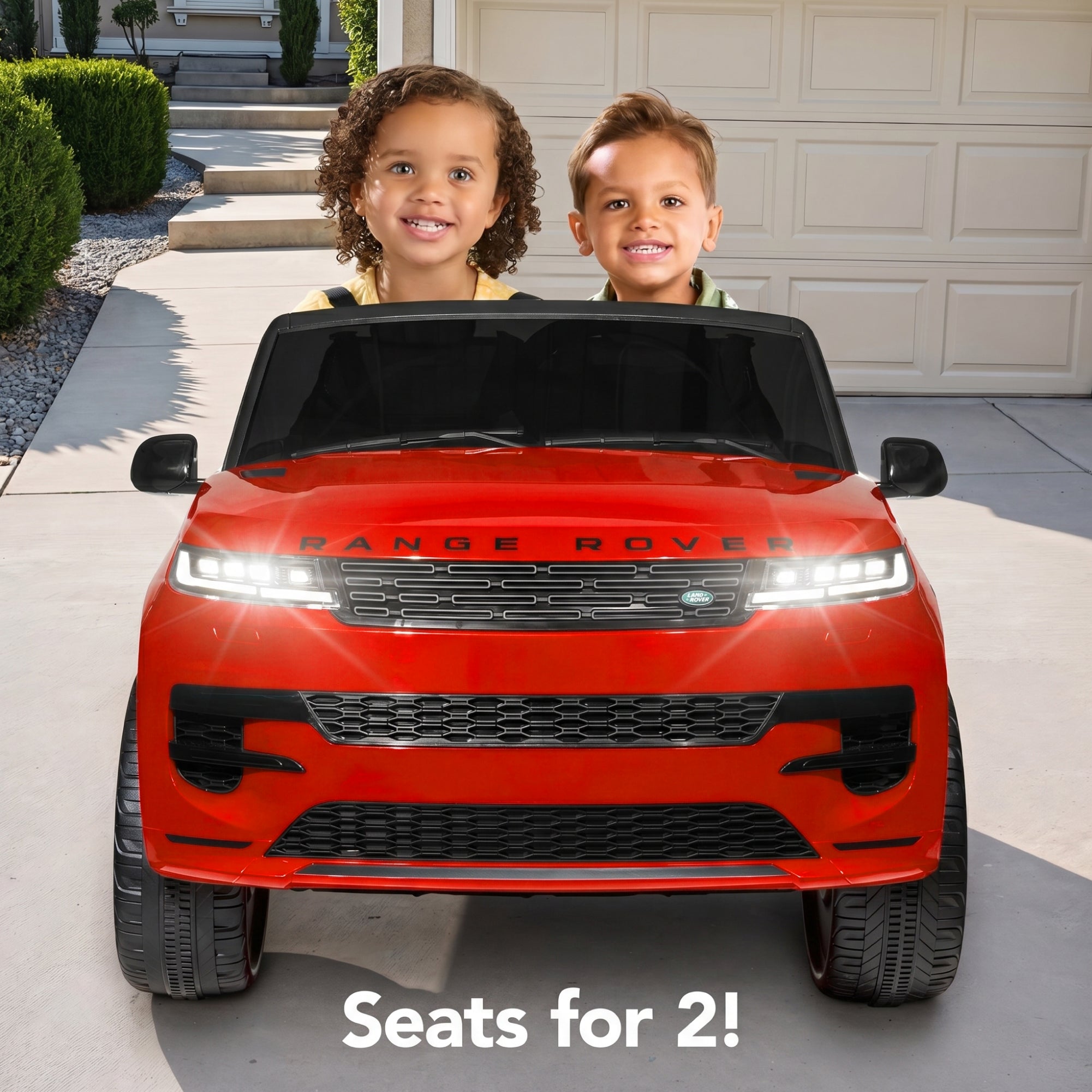 24V 2-Seater Licensed Range Rover Sport Ride-On Car w/ Parent Control