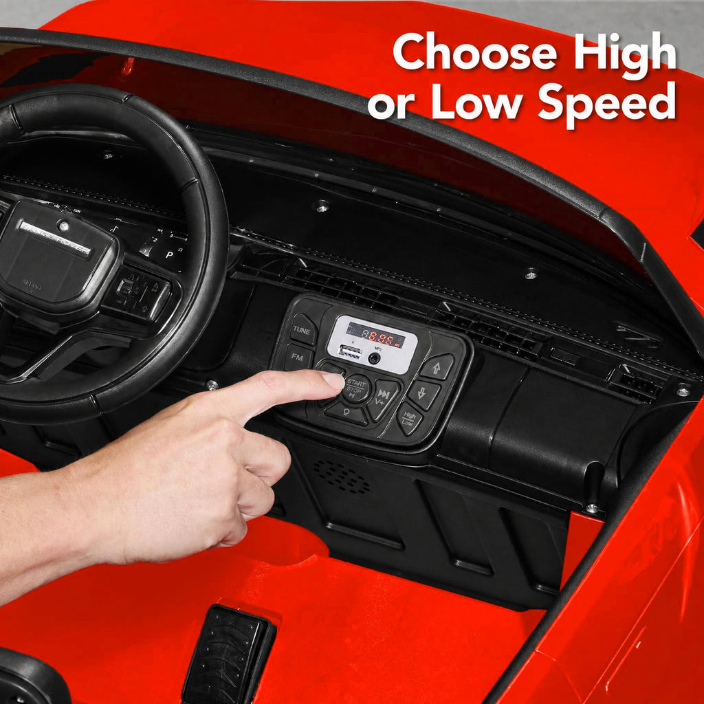 24V 2-Seater Licensed Range Rover Sport Ride-On Car w/ Parent Control