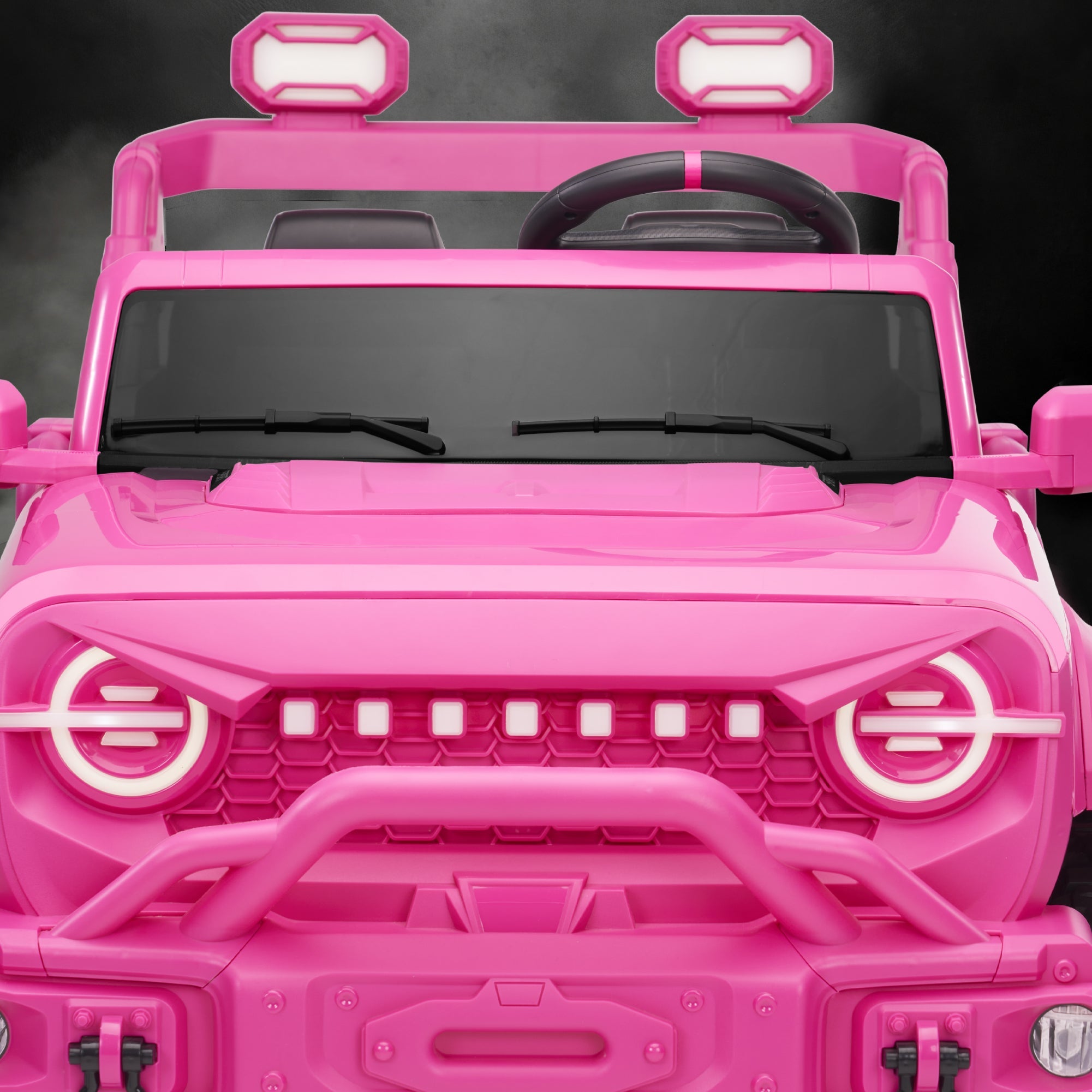 24V 2-Seater Electric Ride-On Car Truck w/ Parent Control, Bluetooth