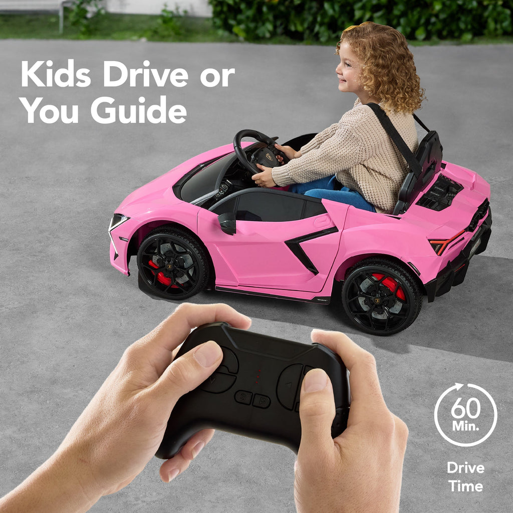 12V Kids Ride-On Car Officially Licensed Lamborghini Revuelto w/ Remote