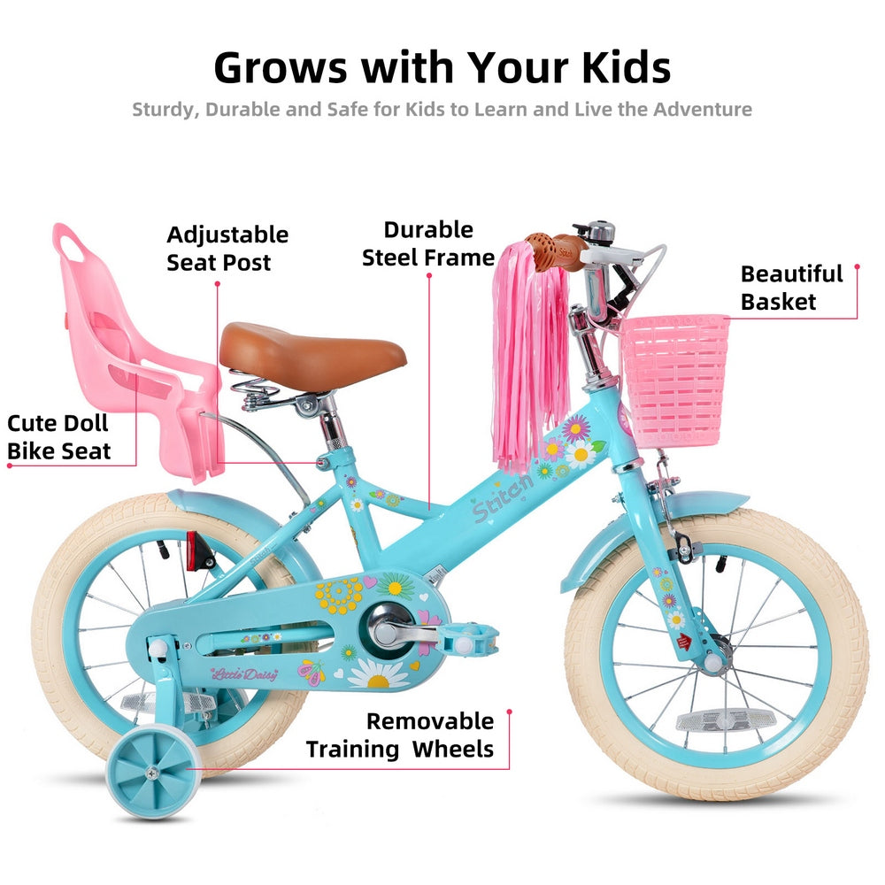 STITCH Little Daisy Girls Bike with Dual Handbrake