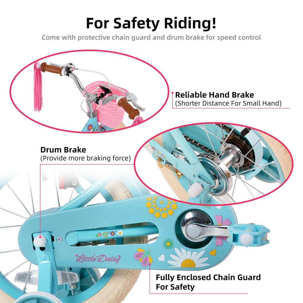STITCH Little Daisy Girls Bike with Dual Handbrake