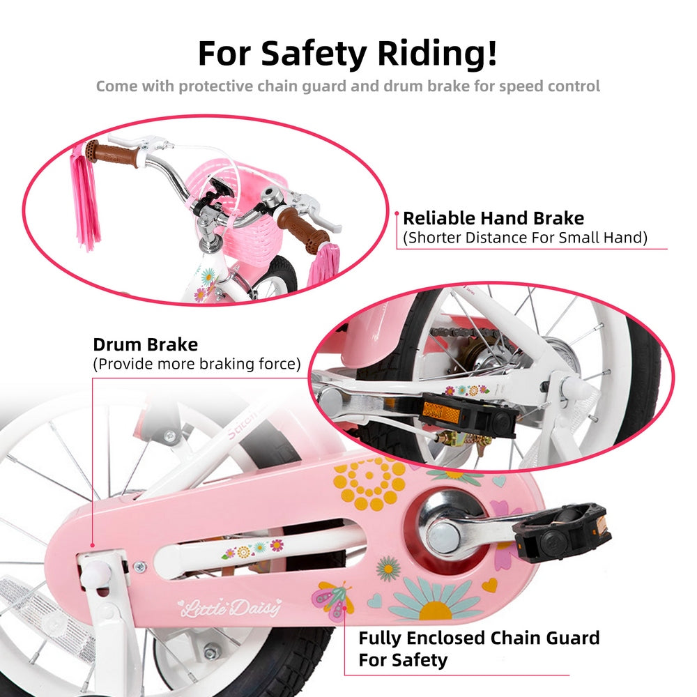 STITCH Little Daisy Girls Bike with Dual Handbrake