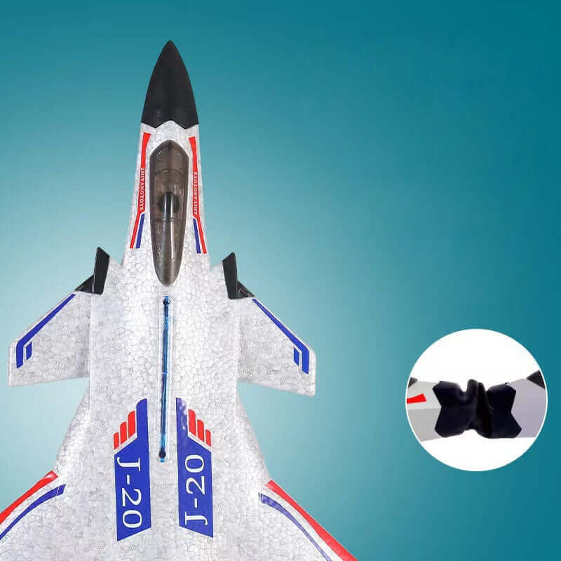 ZY J20 2.4GHz RC Fighter Jet with LED Auto-Balance