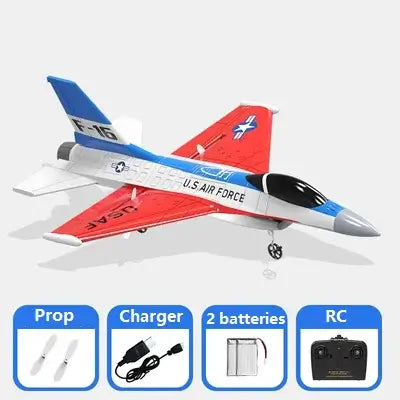 F16 Falcon RC Fighter Jet 2Ch for Beginners, Kids with Cool Lights | KIDS TOY LOVER