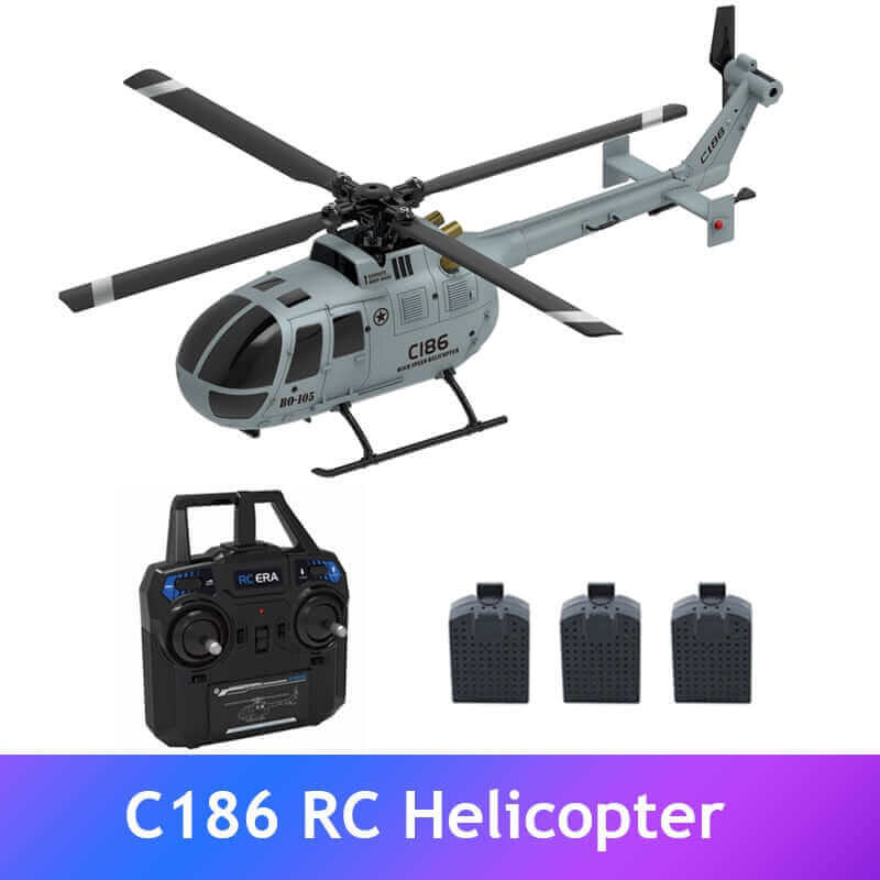 C186 2.4GHz RC Helicopter with 6-Axis Gyro and Altitude Hold