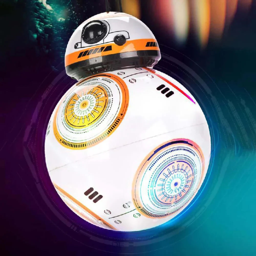 Smart BB8 Ball Robot 2.4G RC with Sound & Moves - Kids Toy
