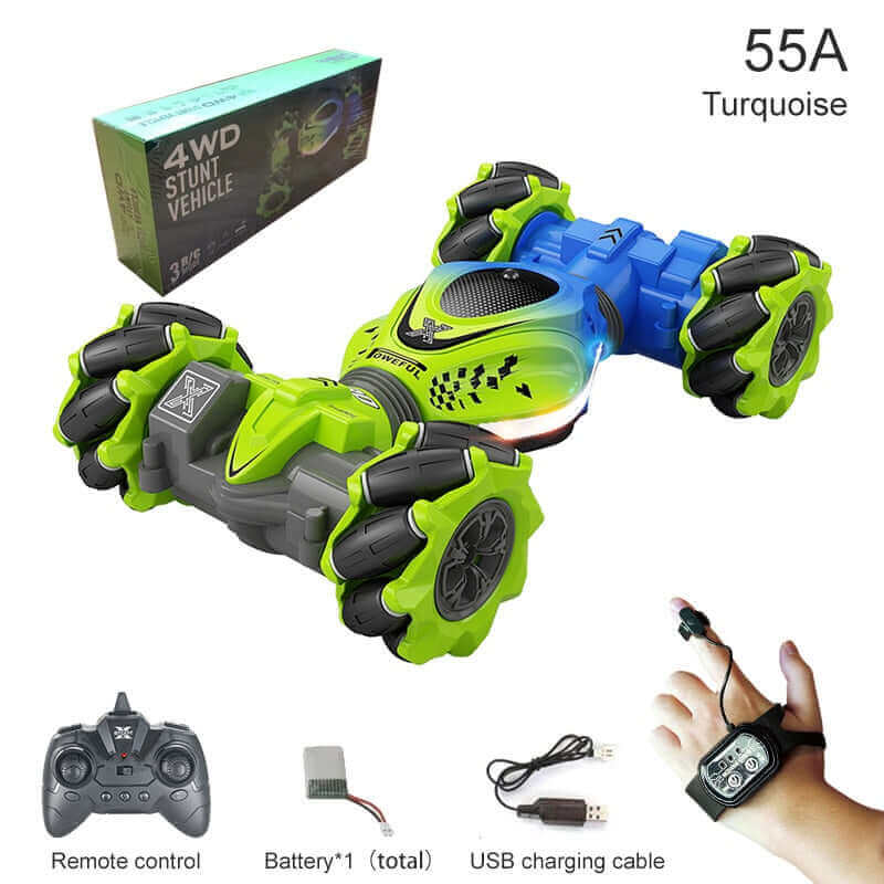 4WD Gesture Control RC Stunt Car with 360° Rotation