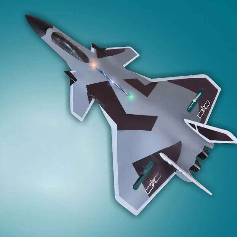 ZY J20 2.4GHz RC Fighter Jet with LED Auto-Balance