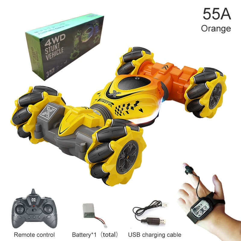 4WD Gesture Control RC Stunt Car with 360° Rotation