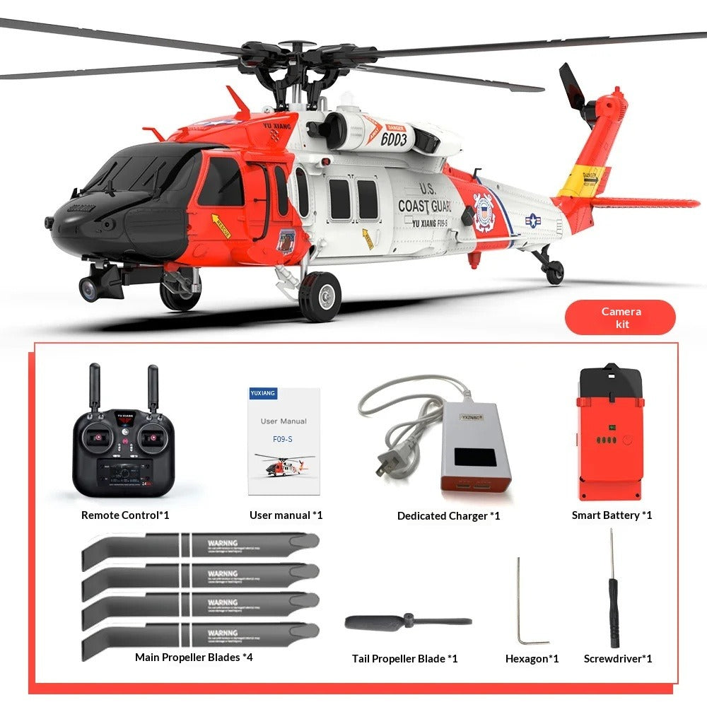 YuXiang F09-S Coast Guard UH60 GPS Auto FPV RC Helicopter