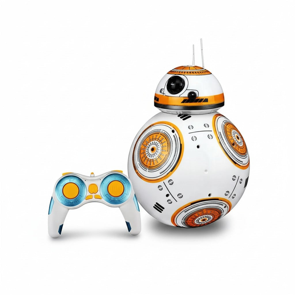 Smart BB8 Ball Robot 2.4G RC with Sound & Moves - Kids Toy