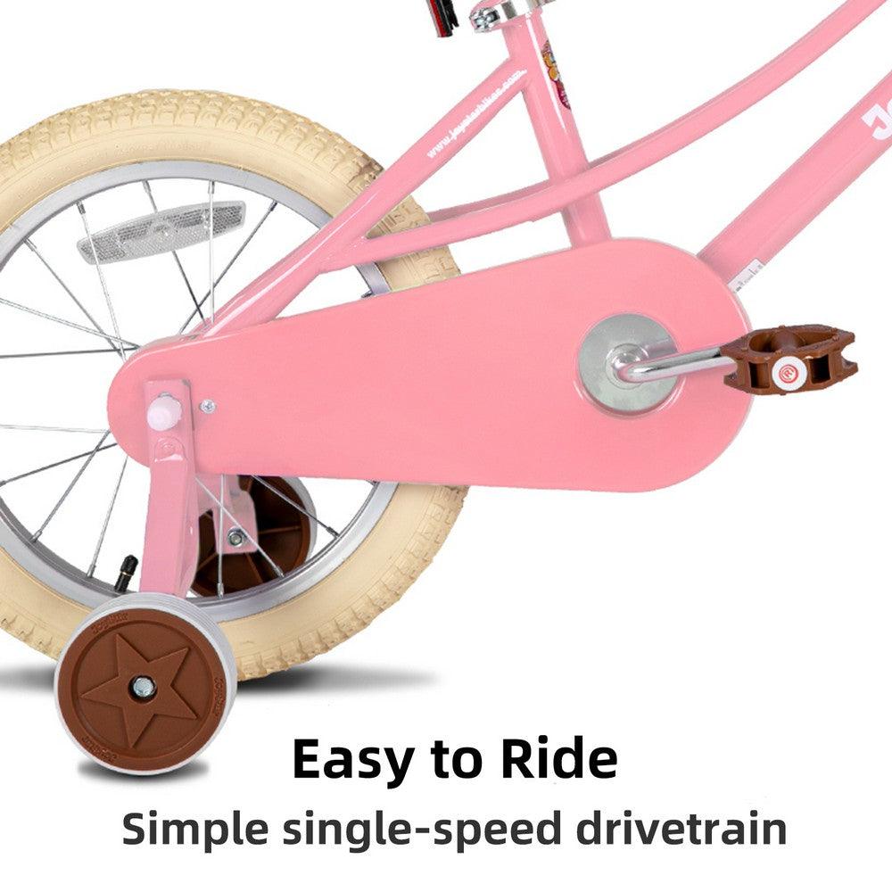 JOYSTAR Fantasy Girls Bike with Training Wheels & Basket