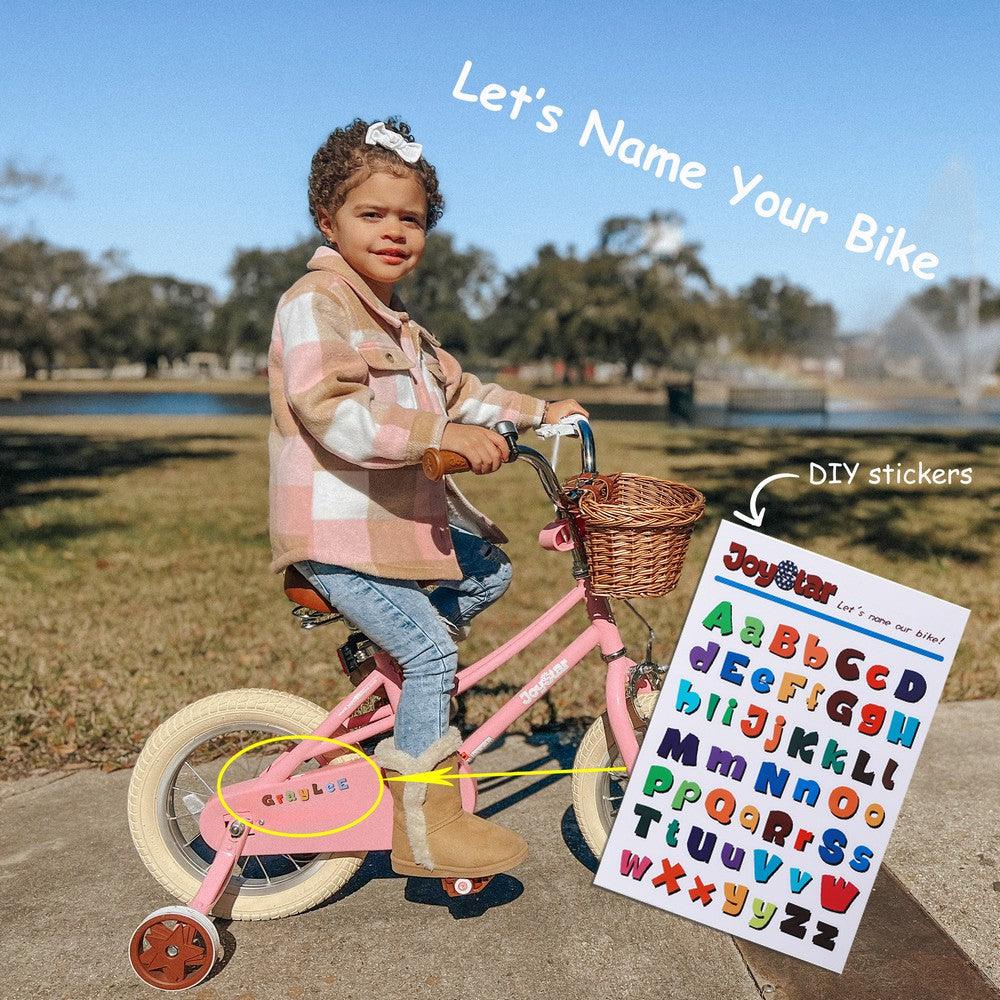 JOYSTAR Fantasy Girls Bike with Training Wheels & Basket