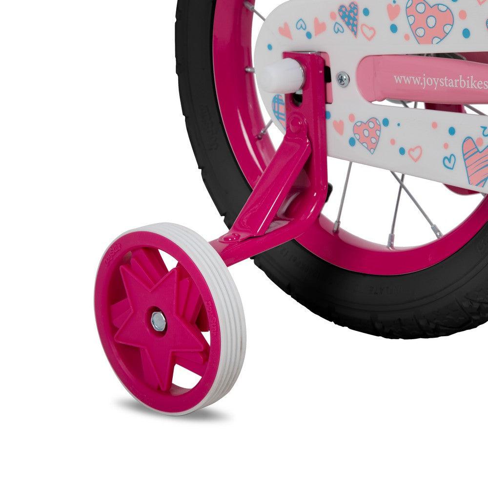 JOYSTAR Angel Girls Bike with Training Wheels & Basket