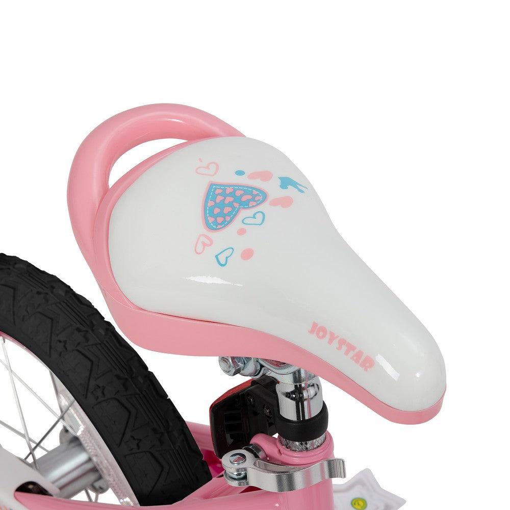 JOYSTAR Angel Girls Bike with Training Wheels & Basket