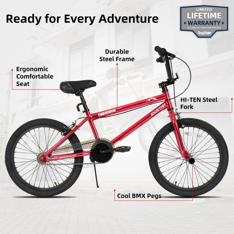 JOYSTAR Gemsbok 20'' Kids BMX Bike with Pegs