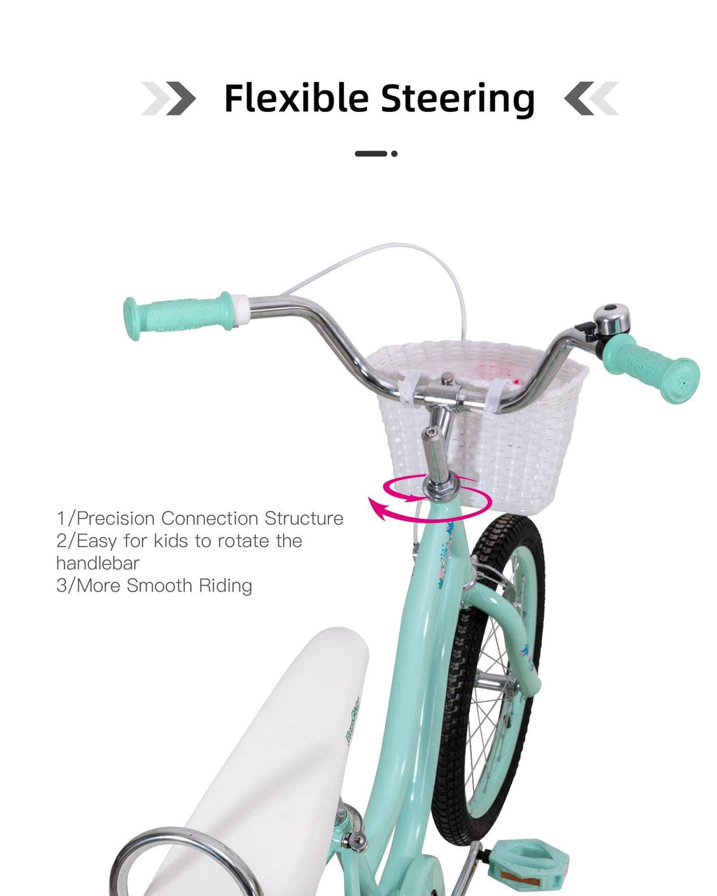 JOYSTAR Manteca 20" Banana Seat Girls Bike
