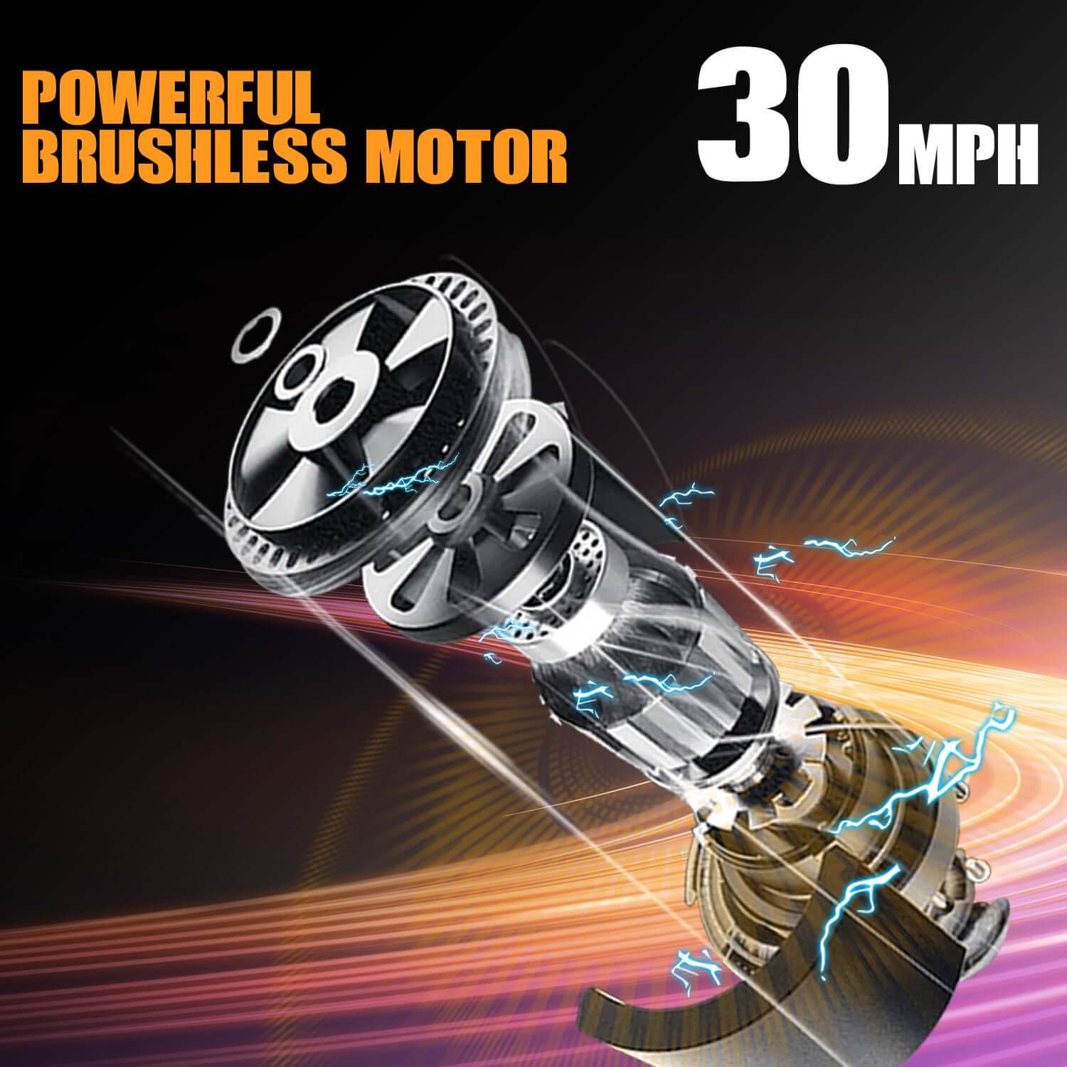 VectorS 30MPH Brushless RC Boat: Self-Righting, Fast Racing for Lakes