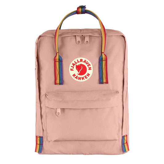 Fjallraven Kanken Rainbow Classic Backpack Chalk Rose / Rainbow