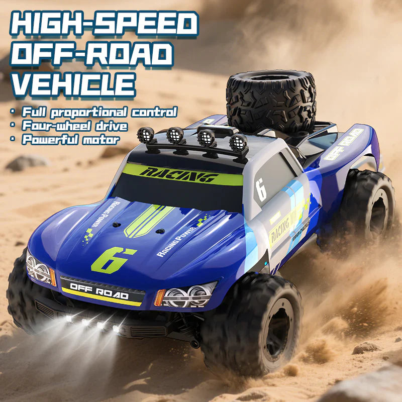 KFPLAN KF19-B 1:18 4WD High-Speed RC Off-Road Truck - Blue