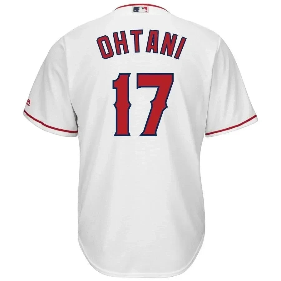 Shohei Ohtani Los Angeles Angels Big And Tall Cool Base Player Jersey - White Color