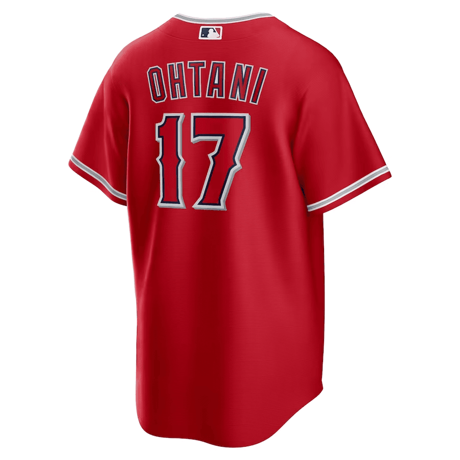 Shohei Ohtani 17 Los Angeles Angels Red Alternate Men Jersey - Red